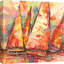 Sails in the Ocean 1 Piece Wrapped Canvas Wall Art-1410520548