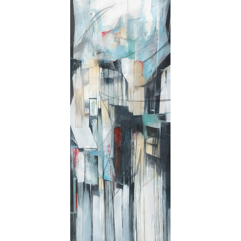 Hodge-Podge II Painting by Jacob Lincoln, 58'' H x 24'' W x 1.5'' D, Image Brush