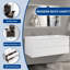 Meuble-lavabo flottant mural 72 po blanc brillant avec double comptoir blanc-968239652