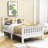 Domonick Wooden Platform Bed with Headboard-723983690-723983692