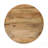 Solid Wood Slatted Round Coffee Table,  Oak-Ish, Light Brown, Table