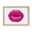 Hot Pink Lips in Abstract - Wall Art-1584127990-1584127989