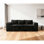 Canapé Cloud dans une boîte, canapé désossé, canapé en velours côtelé à assise profonde confortable, comprimé, sans assemblage, mousse à mémoire de forme, petits lits modernes pour petits espaces, appartement