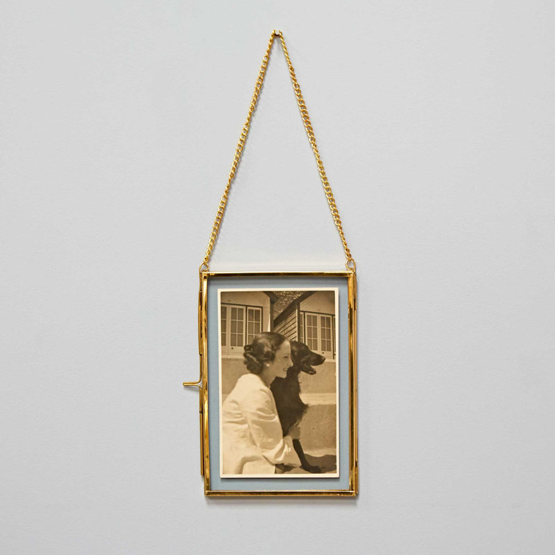 Gold Metal Picture Frame, 16cm x 11cm