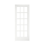 80-in 15-Lite Glass Wood Painted French Doors