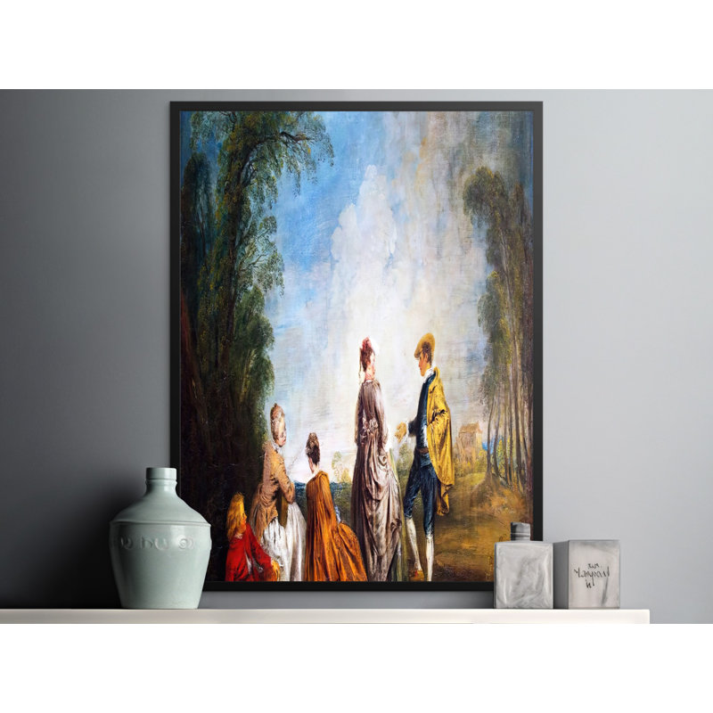 Yeung 1 Piece Floater Frame Wall Art, 9x11