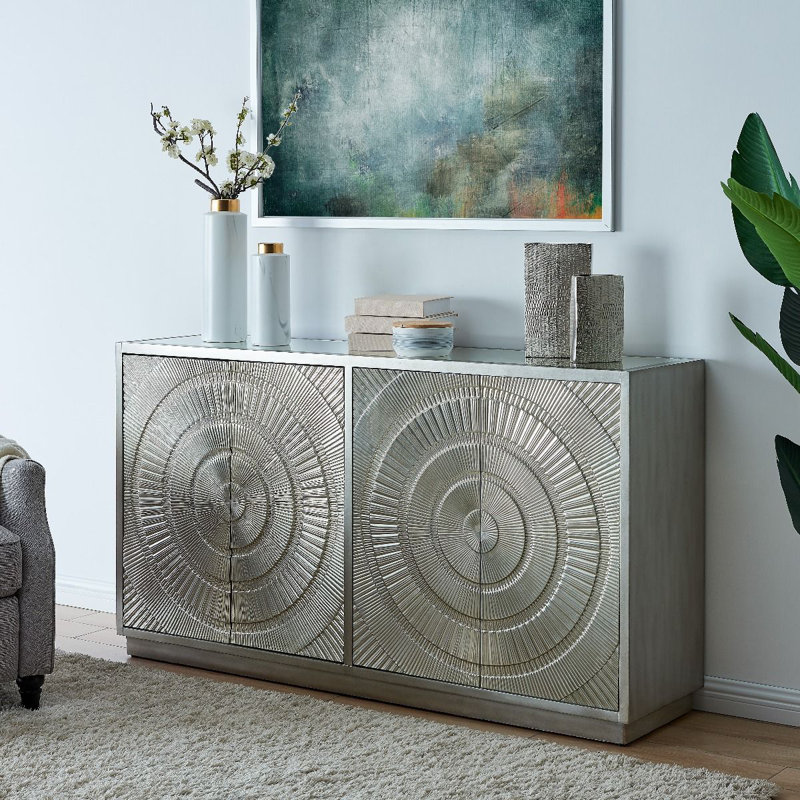 Tolbert 160cm Sideboard, Silver