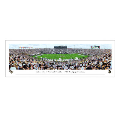 UCF Football Panoramic Print on Paper