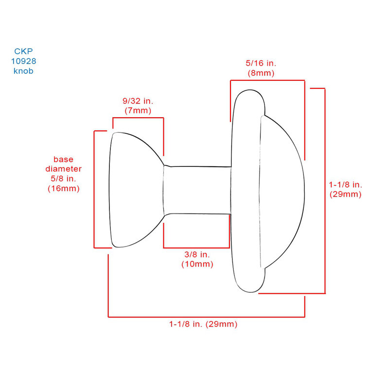 Origins 1 1/8 Round Knob