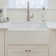 Whitehaus Collection 27” Single Bowl Fireclay Kitchen Sink: Reversible Plain & Concave Front Aprons