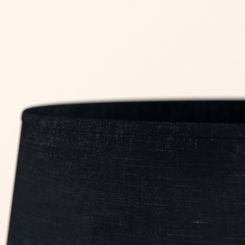 Lampe de table 13 po Reign, Noir