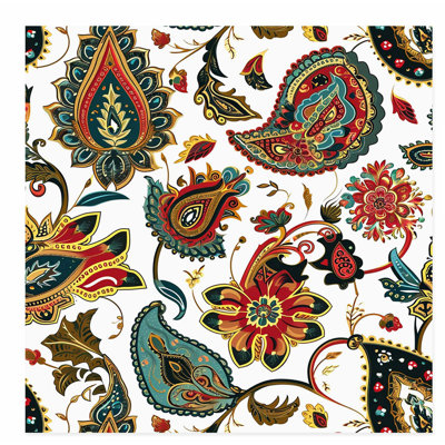 «Abstract Bohemians Paisley» VI, impression bohémienne non encadrée