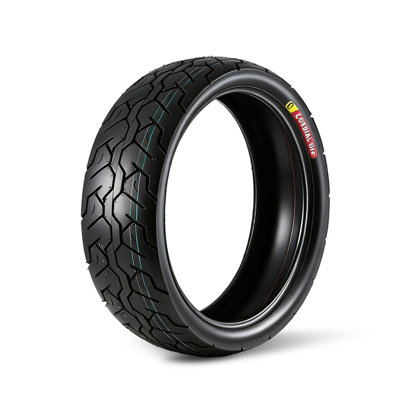 Pneu moto haute performance - 130/70-18 Tubeless 4PR - Adhérence et longévité accrues - Pneu Black Wall Street pour motos cruiser et tourisme - Compatible jantes de 18 po - P125 130/70-18