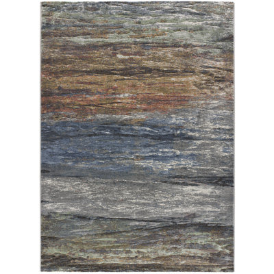 Anavae Rectangle Abstract Area Rug