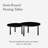 Maven Lane Sonia Wooden Nesting Coffee Tables