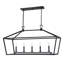 Luminaire suspendu linéaire à 5 lumières à intensité variable Hastings-637763705-559802603