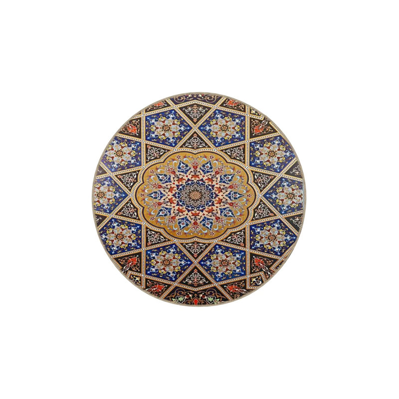 Star Patterned Decorative And Woven Based Washable Carpet, Rectangle 2'4" x 4'