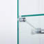 Vitrine en verre avec 3 tablettes