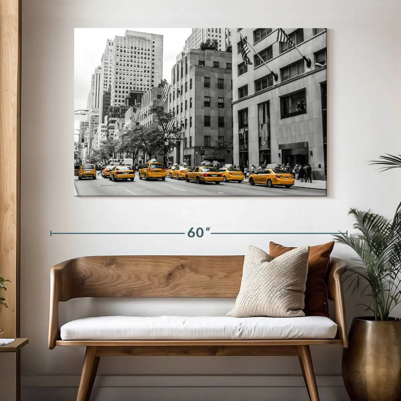 Mehar NYC Cabs Pop, 34" H x 51" W
