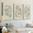 Soft Shape I  -Custom Wrapped Gallery Canvas - 3 Pieces-221202898