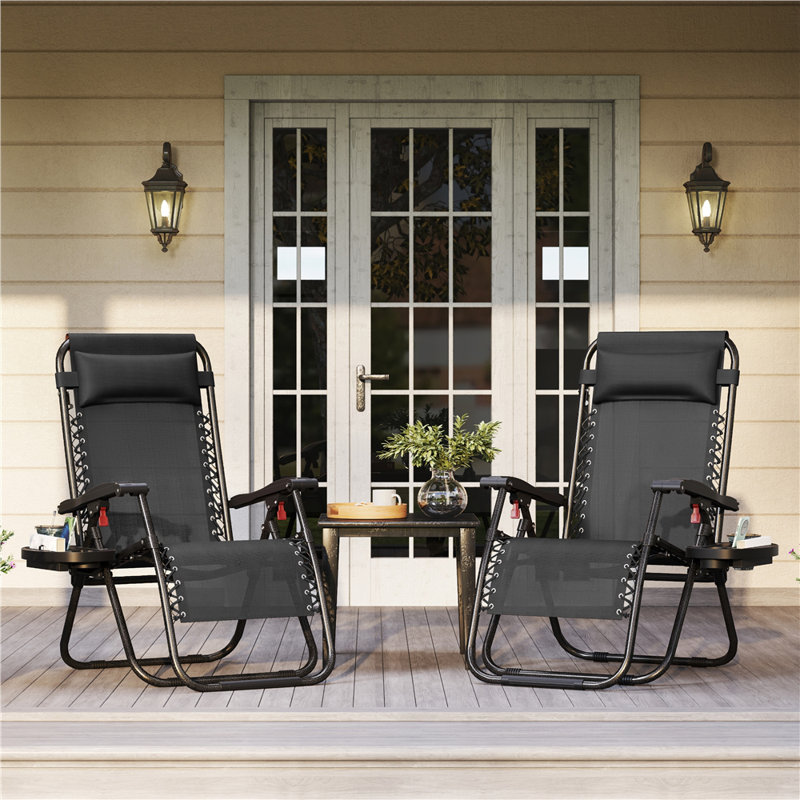 Color Outdoor Garden Chair, Black