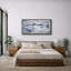 «Long Barracuda Fish on Wooded Weathered Coastal Nautical Wall Decor Extra Large», reproduction d'art sur toile-126313873-126313875