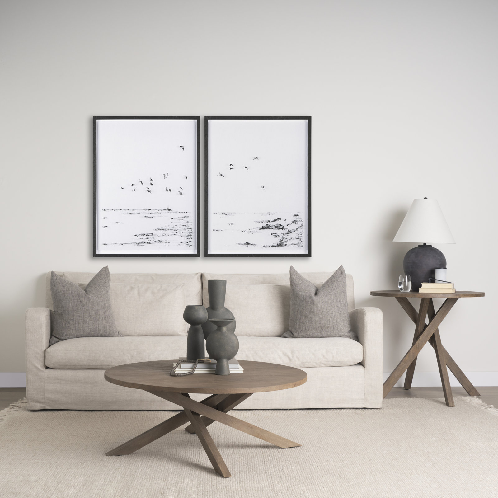 Nikola End Table, Brown