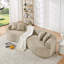 Canapé modulaire Cloud courbé minimaliste en chenille modulaire sans assemblage-105682790