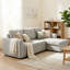 Rayssa 3 Seater Sectional Sofa Bed-606521916