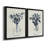 " Indigo Floral Vase I " 2 - Pieces-830946975-830946973
