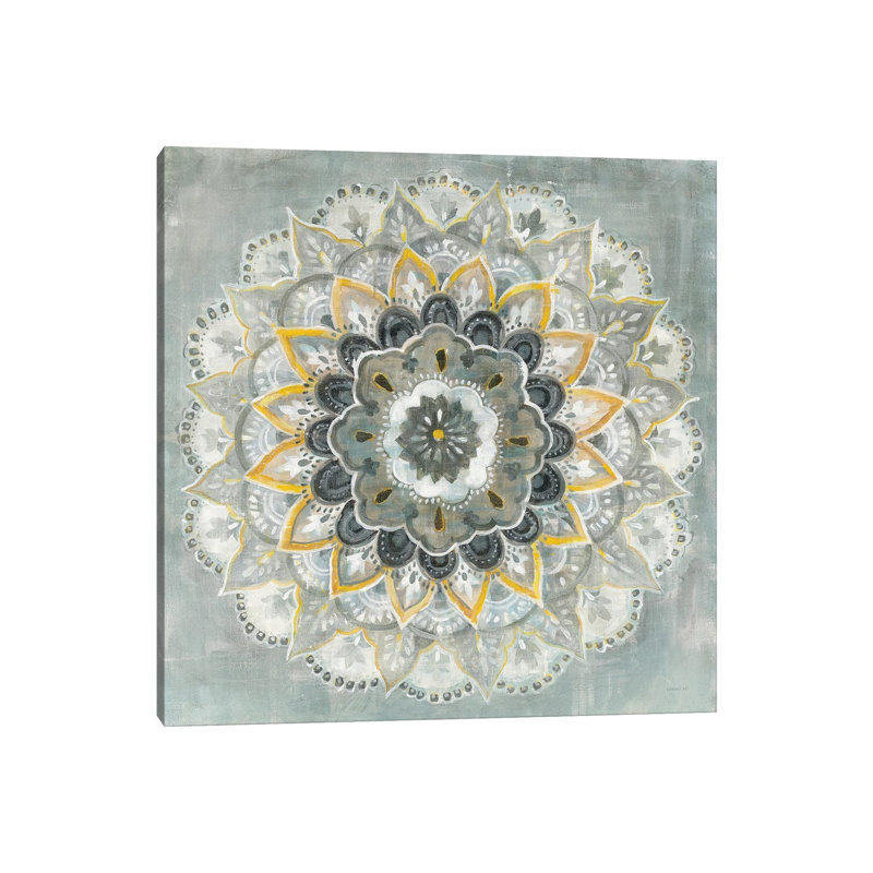 Sunburst 1 Piece Wrapped Canvas Painting, 93.98 cm H x 93.98 cm W