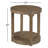 OVAL END TABLE-1821066346