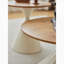 TABLE RONDE BLANC + BOIS