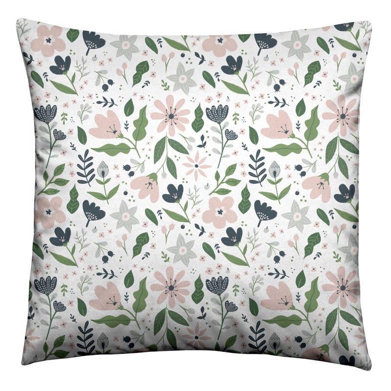 Adelle Floral Square Cushion