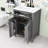 24" Bathroom Vanity Combo with Ceramic Sink, Drawer and Soft-Close Doors Cabient-1920554319
