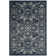 Tapis ivoire / bleu Camile Garden