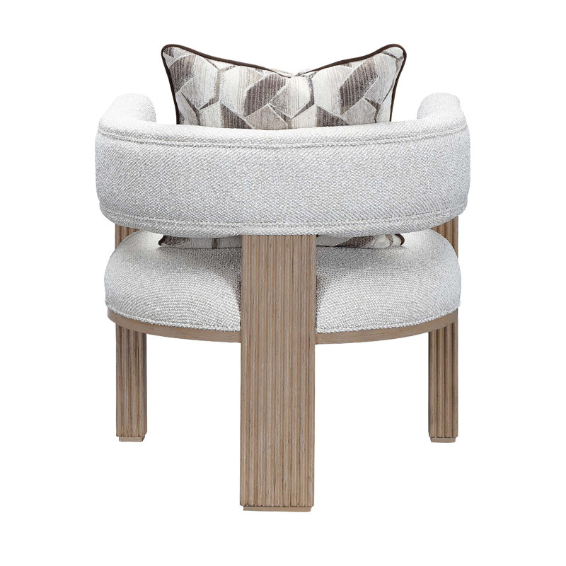 West Kensington Accent Chair, Medium Yellow Wood
