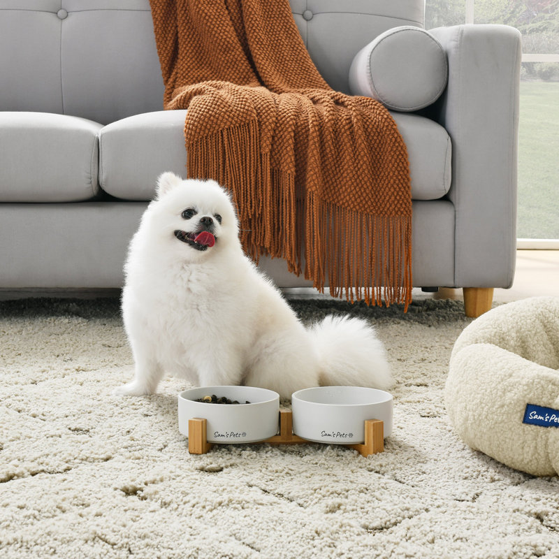 Coco Pet Bowl, White