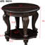 Table basse et bout de salon: 3, aspect antique, bois massif, ensemble de pièce facile à assembler et à installer: 3 avec tables d'appoint, look, matériau en bois, configuration
