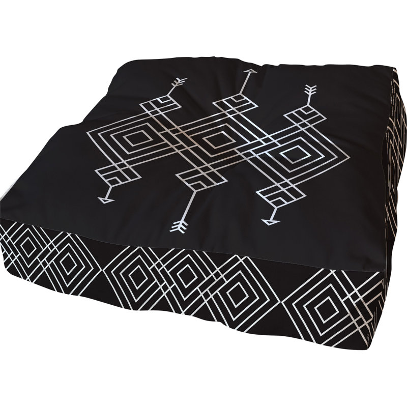 Outdoor Square Pillow Cover & Insert, 23" H x 23" W x 7" D