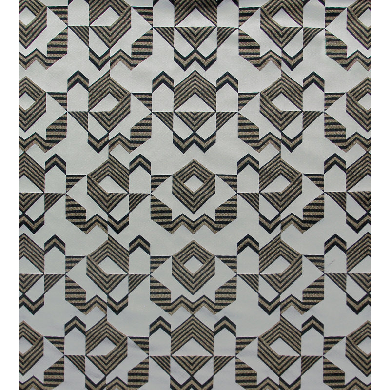Bloom Albers Fabric, Silver Gray
