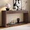 Console Elowen de 60 po avec 2 tiroirs et table de canapé en bois