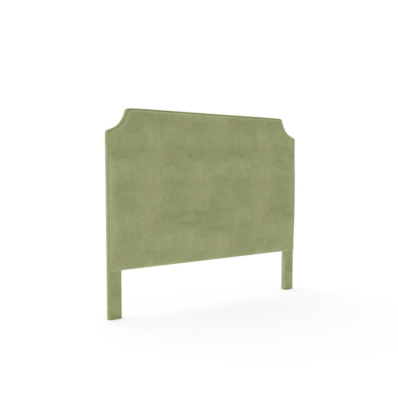 Caldwell Upholstered Headboard, King, Posh Life Performance Velvet Linen