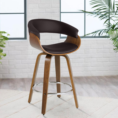 Draymond Swivel Upholstered Counter & Bar Stool