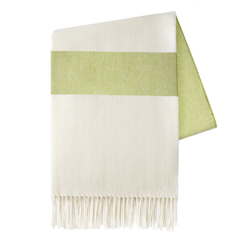 Jeté en mélange de coton Sydney, Citronnelle