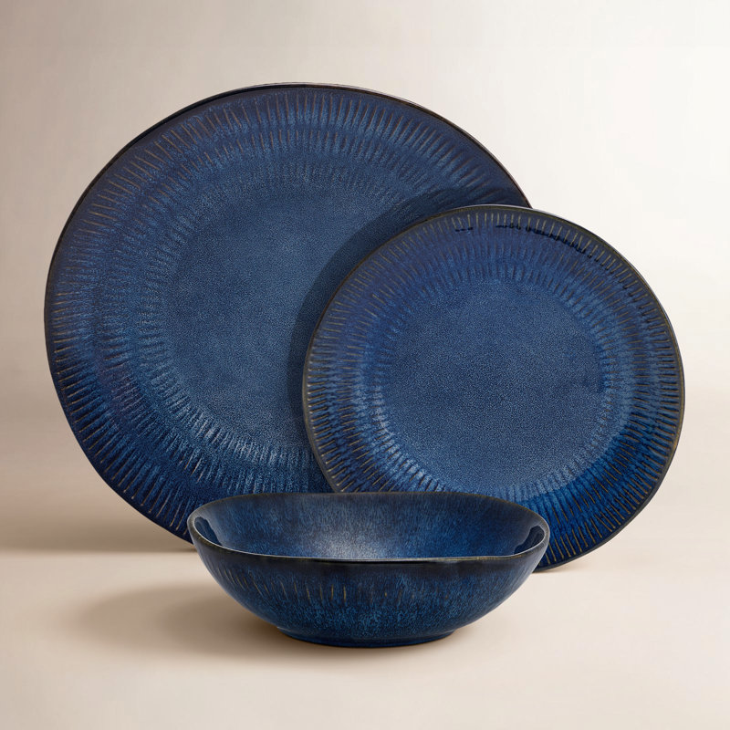 Pfaltzgraff Racheal 12-Piece Stoneware Dinnerware Set, Service for 4