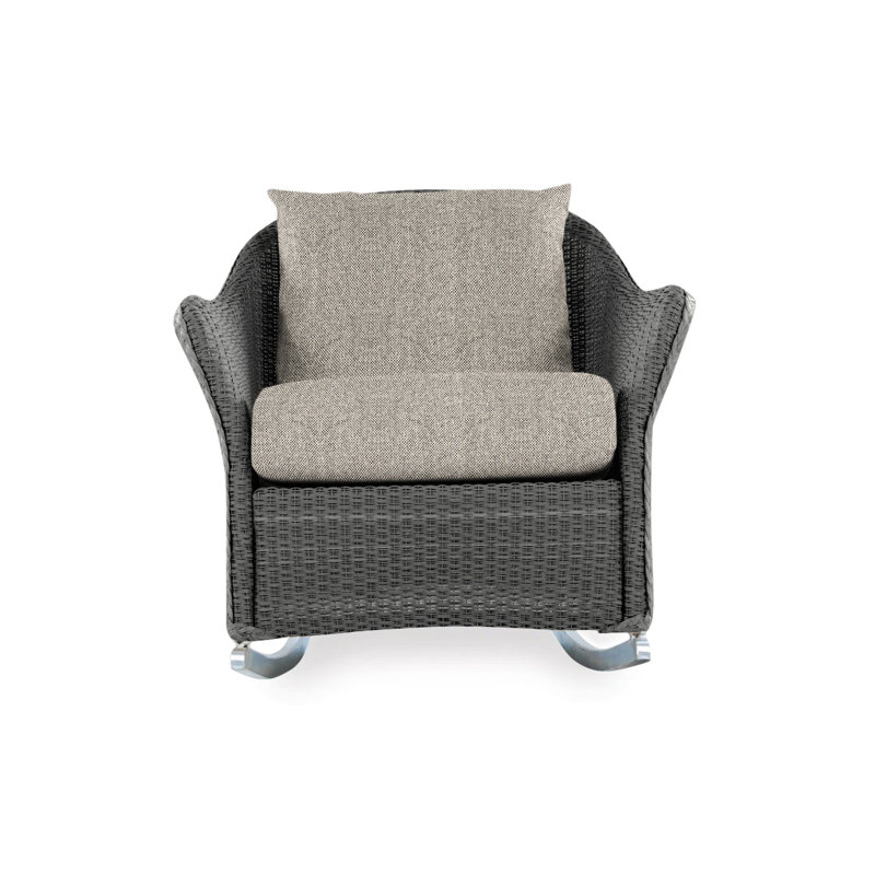 Weekend Retreat Outdoor Rocker Chair, Callen Driftwood, Mink