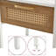 Table de chevet 15,75 "moderne avec tiroir, ensemble de 2, table d'appoint pour le salon-1135384011