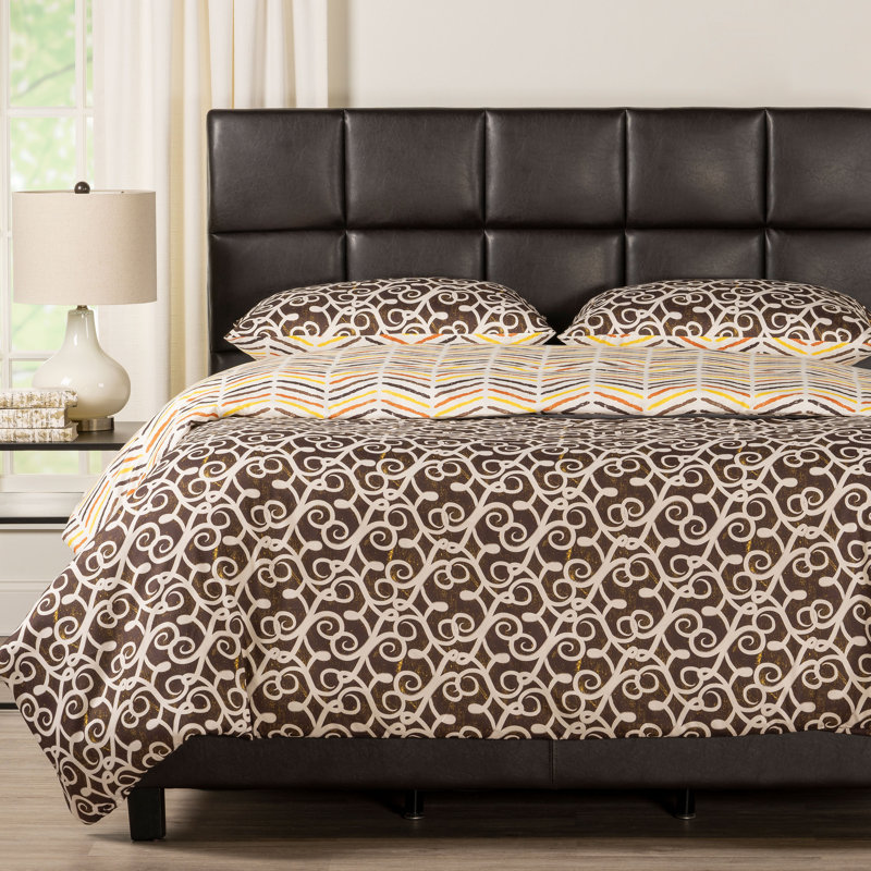Sabine Polyester Duvet Cover, Queen Duvet Cover + 2 Queen Shams