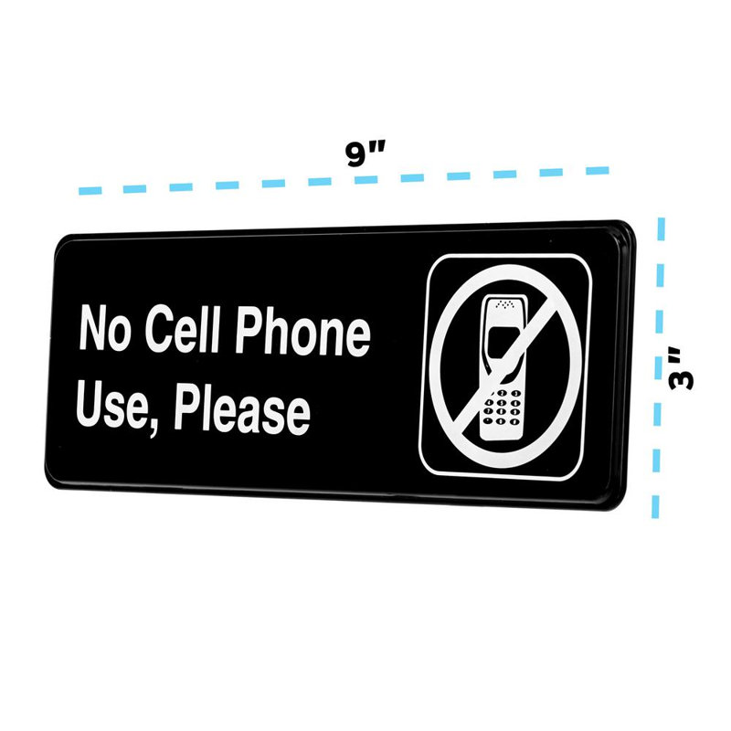 No Cell Phone Use Sign